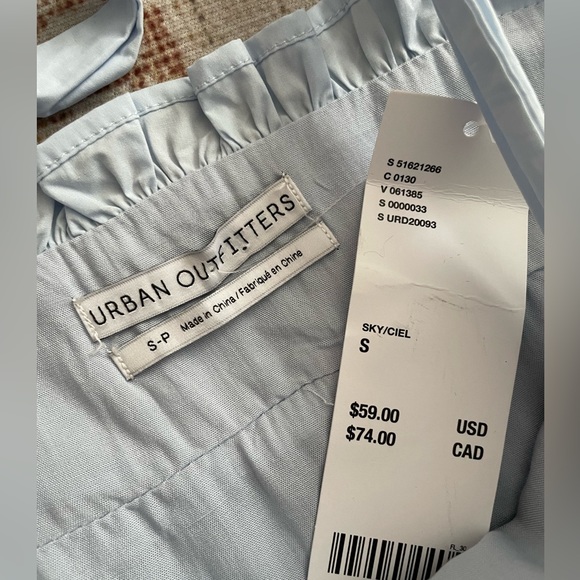 Urban outfitters NWT tied baby doll mini dress - Picture 5 of 6